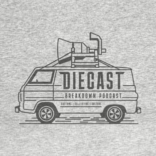 Diecast Breakdown - Van (Ghost on Gray) T-Shirt